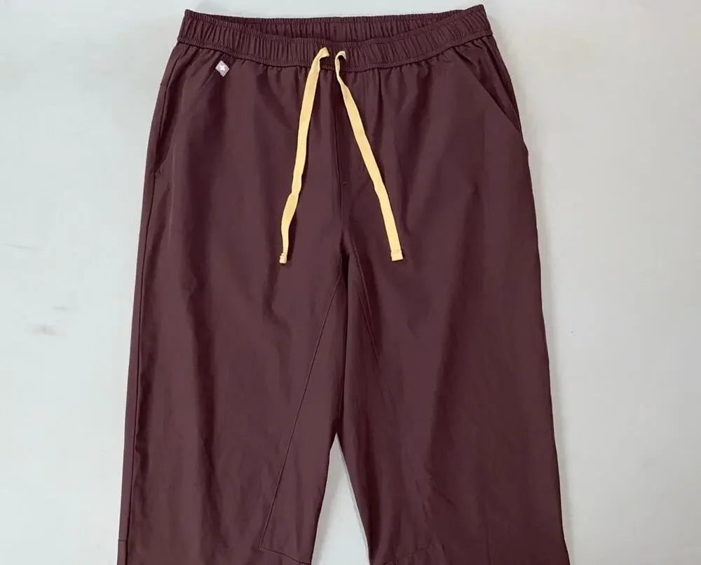 FIGs M21SW2015 Men's Tansen Technical Jogger Scrub Pants. Burgundy, Size M. EUC!